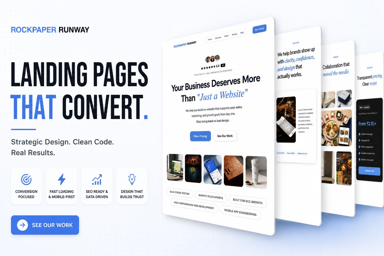 Geo-targeted service page
